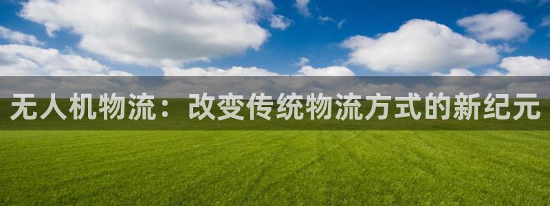 多多28登录用户名登录不上：无人机物流：改变传统物流方式的新